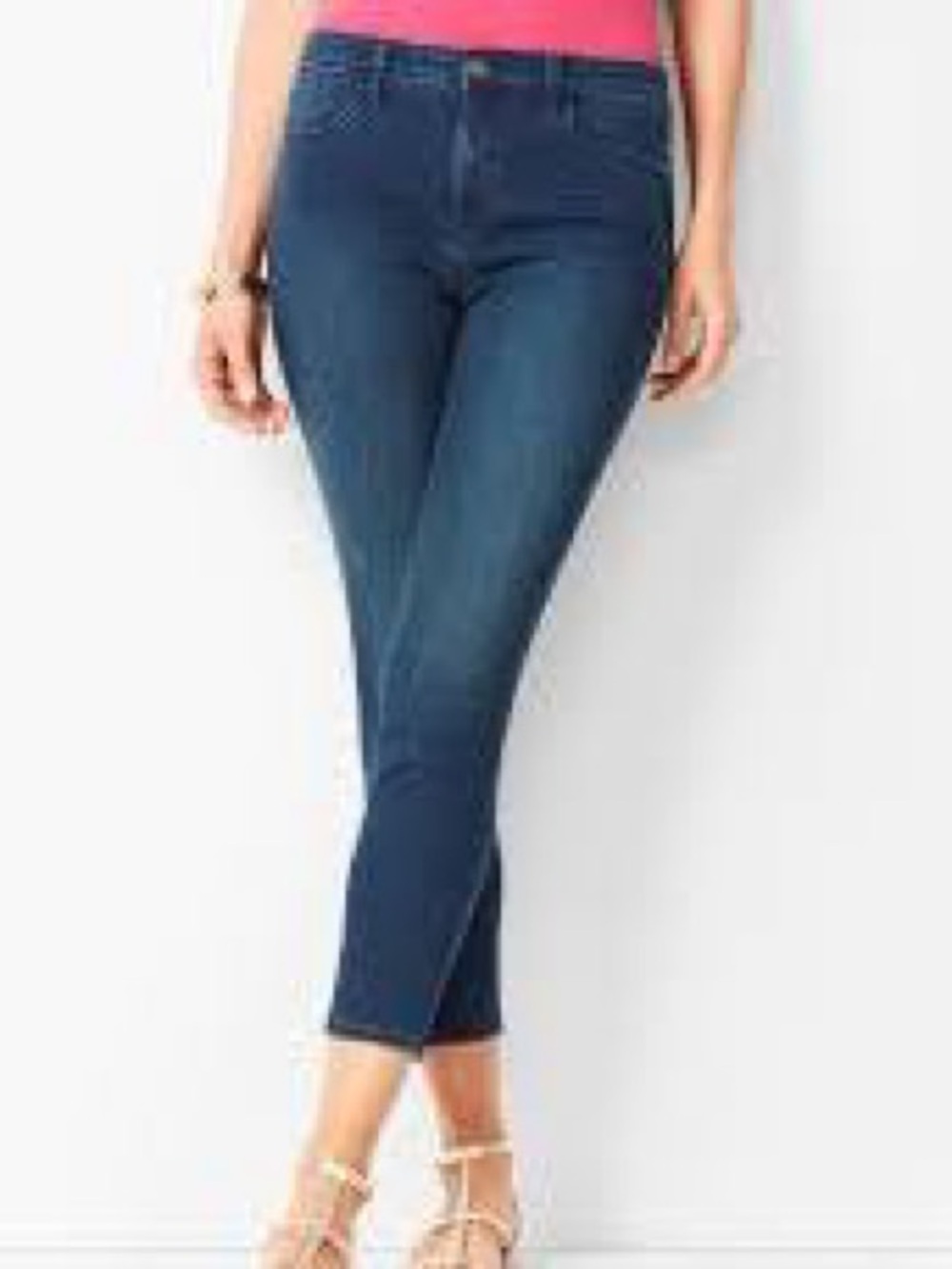 Women’s Talbots High Waist Crop Jeans Pants New NWT 12